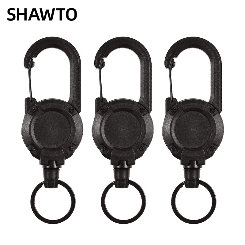 Fishing Kayak Rod Holder - Shawto-伸縮性のあるフライフィッシングキーホルダー,キーリング,開創器ツール,抽出器キーパー,格納式亜鉛合金,フライフィッシング機器