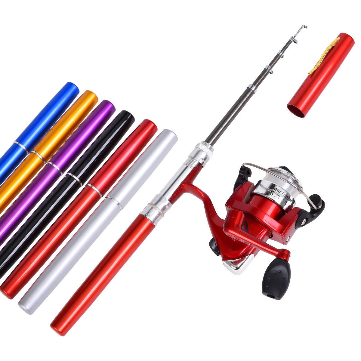 ミニペン型釣り竿 スピニングリールコンボキット付き ポケット - Penn Reel Fierce のレビューと価格