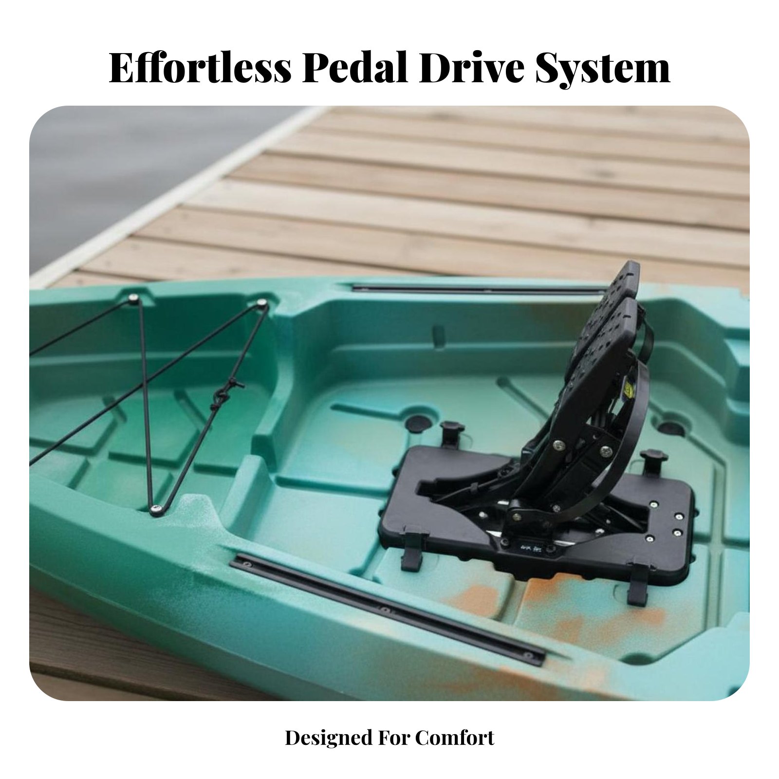 ペダルドライブフィッシングボート折りたたみ式インフレータブル - Fishing Kayak Sit On Top のレビューと価格