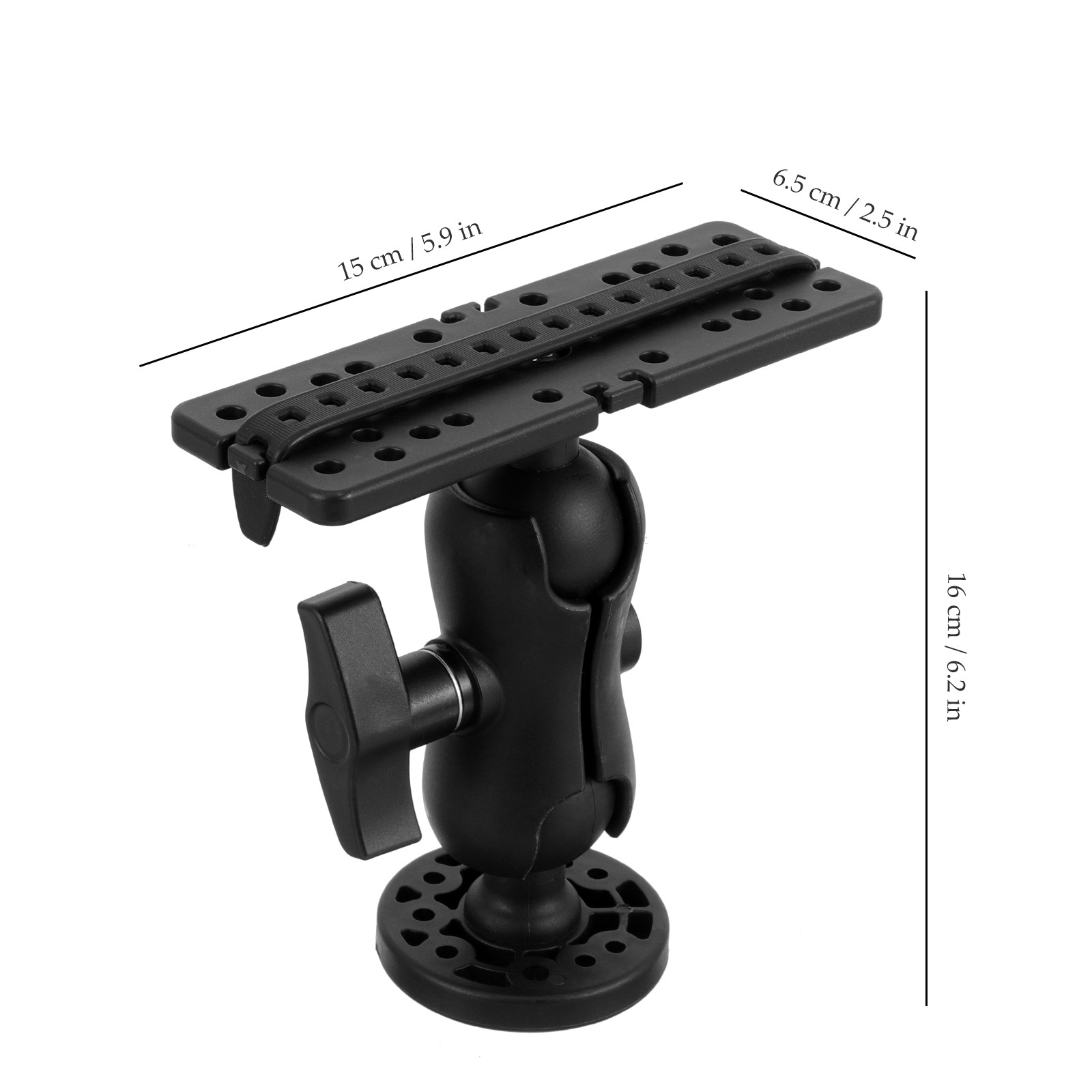 ボート用魚群探知機ホルダー。角度調整可能なヘッドマウントで、 - Fishing Kayak Fish Finder Mount のレビューと価格