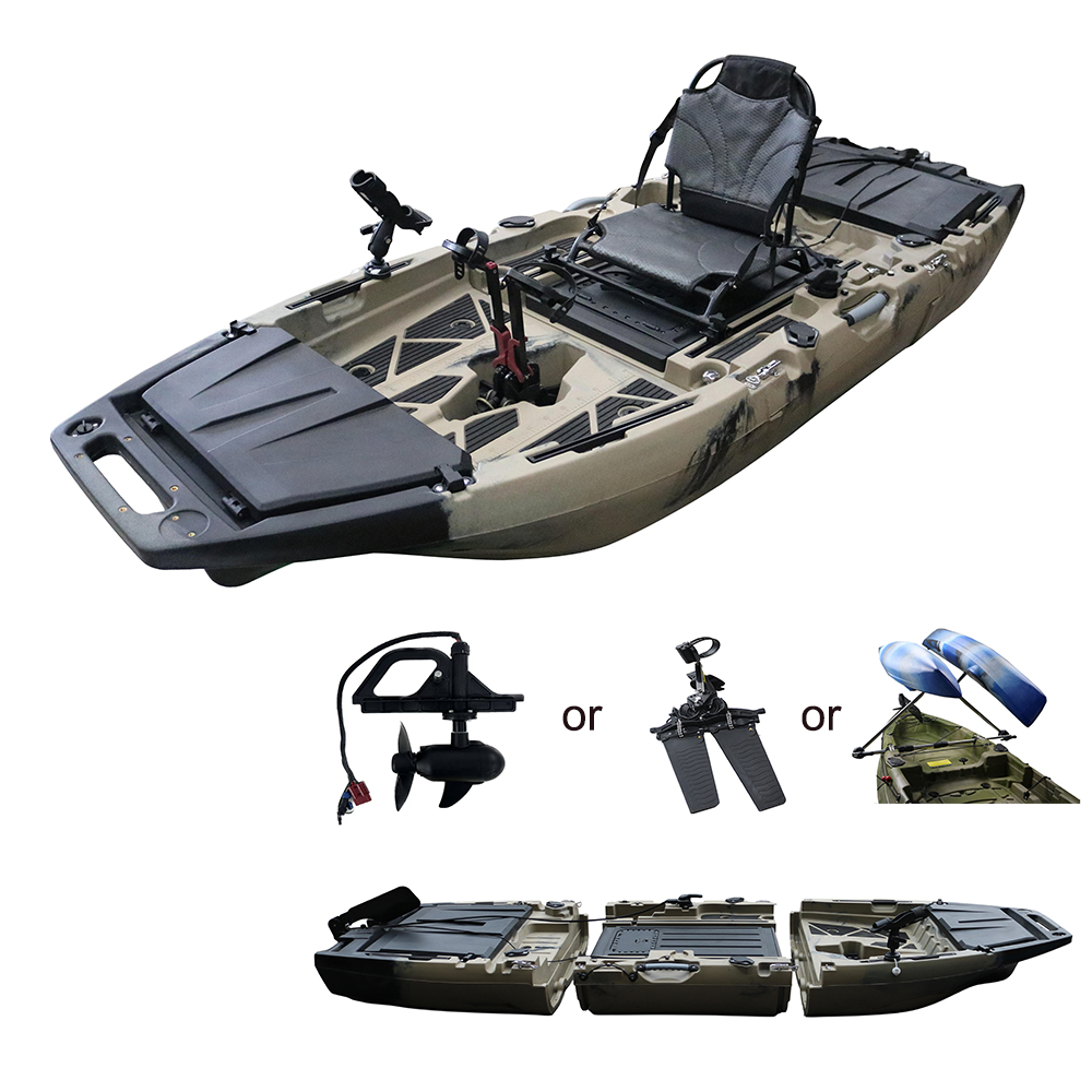 10フィートのモジュール式シットオントップ型釣り用カヤック。 - Fishing Kayak Sit On Top のレビューと価格